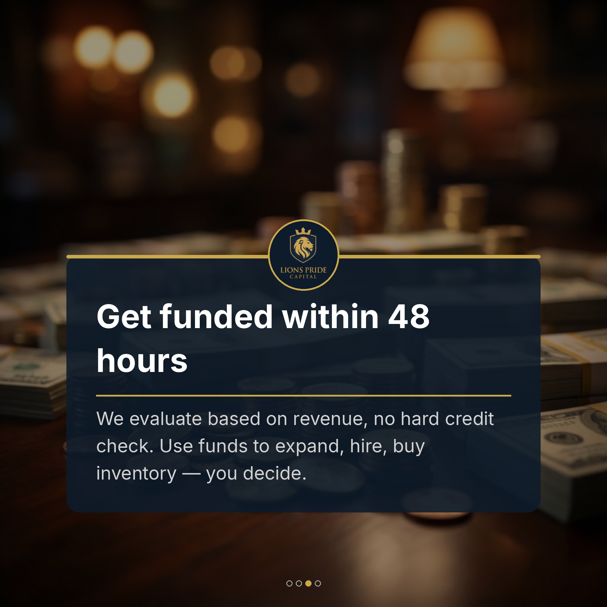 Lions Pride Capital slide 3